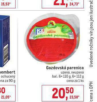 Makro Gazdovská parenica nabídka