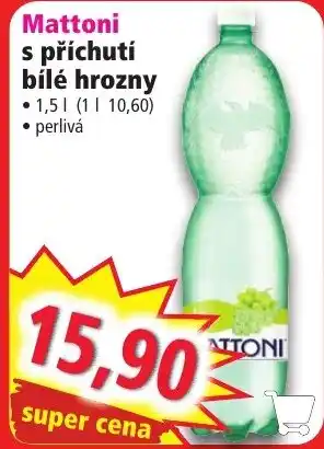 Norma Mattoni s příchutí bílé hrozny nabídka