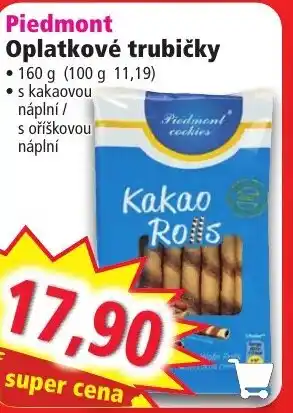 Norma Piedmont Oplatkové trubičky nabídka