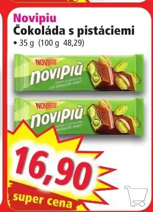 Norma Novipiu Čokoláda s pistáciemi nabídka