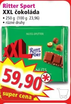 Norma Ritter Sport XXL čokoláda nabídka