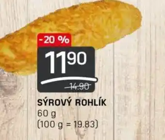 Flop SÝROVÝ ROHLÍK nabídka