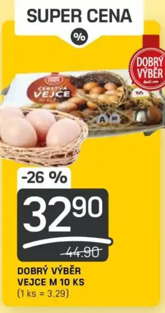 Flop DOBRÝ VÝBĚR VEJCE M 10 KS nabídka