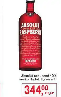 Makro Absolut ochucené 40% nabídka