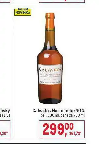 Calvados normandie 40%