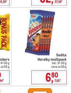 Makro Sedita horalky multipack nabídka