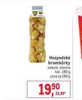 Makro Hospodské brambůrky nabídka