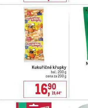 Makro Kukuřičné křupky nabídka