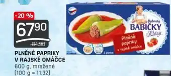 Flop PLNĚNÉ PAPRIKY V RAJSKÉ OMÁČCE nabídka