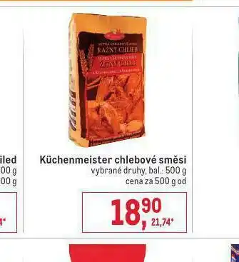 Makro Küchenmeister chlebová směs nabídka