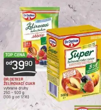 Flop DR.OETKER ŽELÍROVACÍ CUKR nabídka