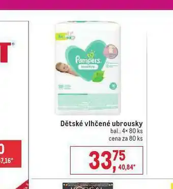 Makro Pampers vlhčené ubrousky nabídka