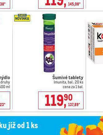 Makro Šumivé tablety nabídka