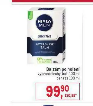 Makro Nivea balzám po holení nabídka