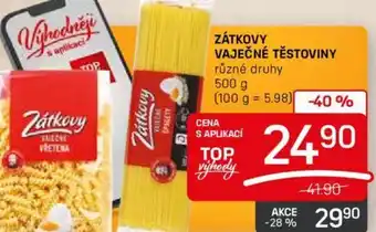 ZÁTKOVY VAJEČNÉ TĚSTOVINY