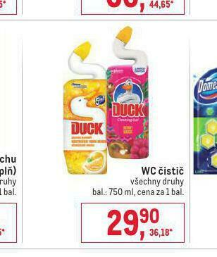Makro Duck wc čistič nabídka
