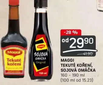 Flop MAGGI TEKUTÉ KOŘENÍ, SOJOVÁ OMÁČKA nabídka