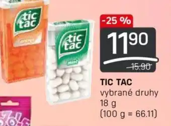 Flop TIC TAC nabídka