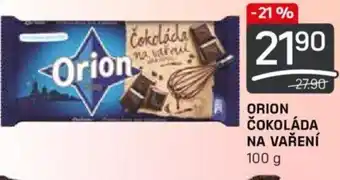 Flop ORION ČOKOLÁDA NA VAŘENÍ nabídka