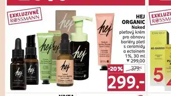 Rossmann Hej organic naked pleťový krém nabídka