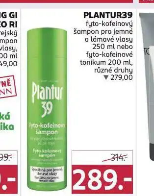 Rossmann Plantur39 šampon, tonikum nabídka