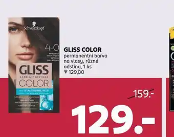 Rossmann Gliss color permanentní barva na vlasy nabídka