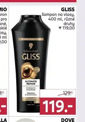 Rossmann Gliss šampon nabídka