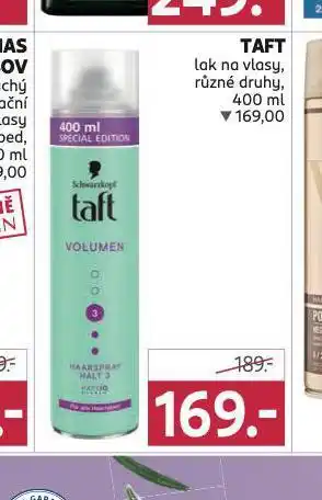 Rossmann Taft lak na vlasy nabídka