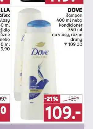 Rossmann Dove šampon, kondicioner nabídka