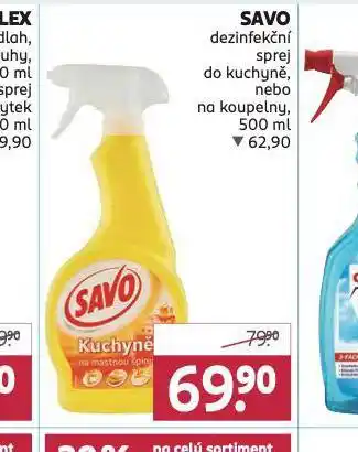 Rossmann Savo dezinfekční sprej nabídka