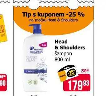 Teta Head&shoulders šampon nabídka