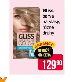 Teta Gliss barva na vlasy nabídka