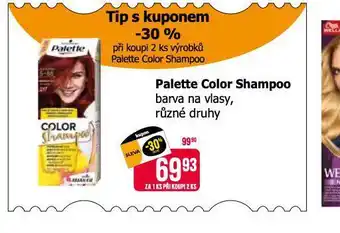 Teta Palette color shampoo barva na vlasy nabídka