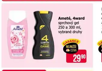 Teta Ameté, 4ward sprchový gel nabídka