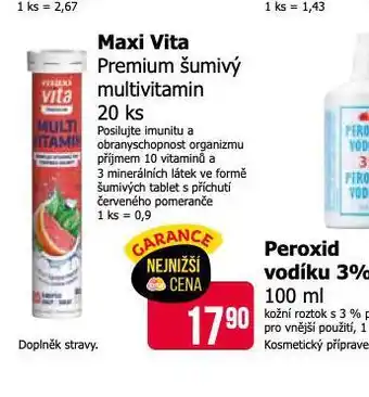 Teta Maxi vita premium šumivé tablety nabídka