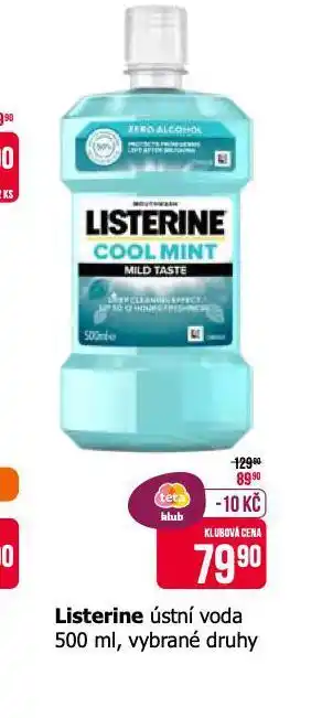 Teta Listerine ústní voda nabídka