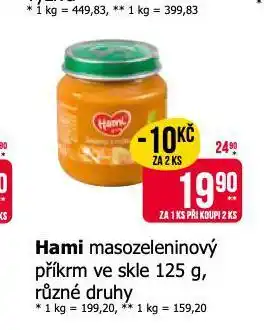 Teta Hami masozeleninový příkrm nabídka