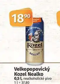 Coop Pivo velkopopovický kozel nealko nabídka