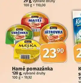 Coop Hamé pomazánka nabídka