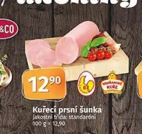 Coop Kuřecí prsní šunka nabídka
