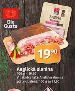 Coop Anglická slanina nabídka