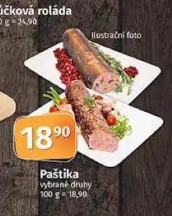 Coop Paštika nabídka