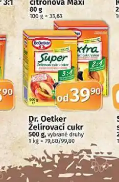Coop Dr. oetker želírovací cukr nabídka