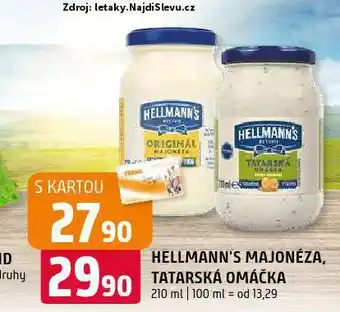 Terno Hellmann's tatarská omáčka nabídka