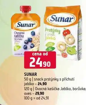 Terno Sunar ovocná kašička nabídka