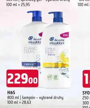 Terno Head & shoulders šampon na vlasy nabídka