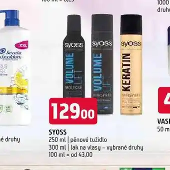 Terno Syoss pěnové tužidlo nabídka