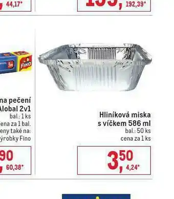 Makro Hliníková miska s víčkem nabídka