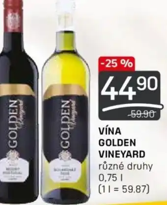 VÍNA GOLDEN VINEYARD 0.75L