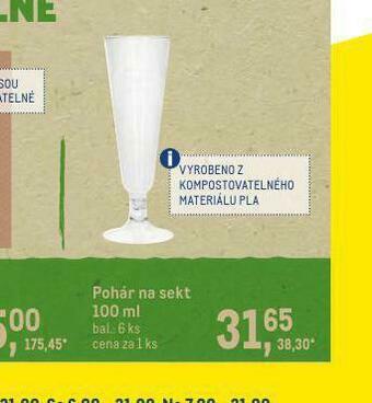 Makro Pohár na sekt nabídka